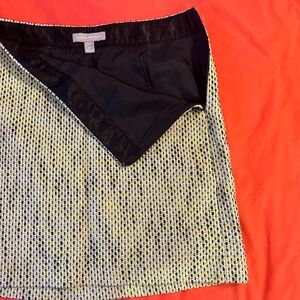 Banana Republic Sporty Black and Gold Skirt